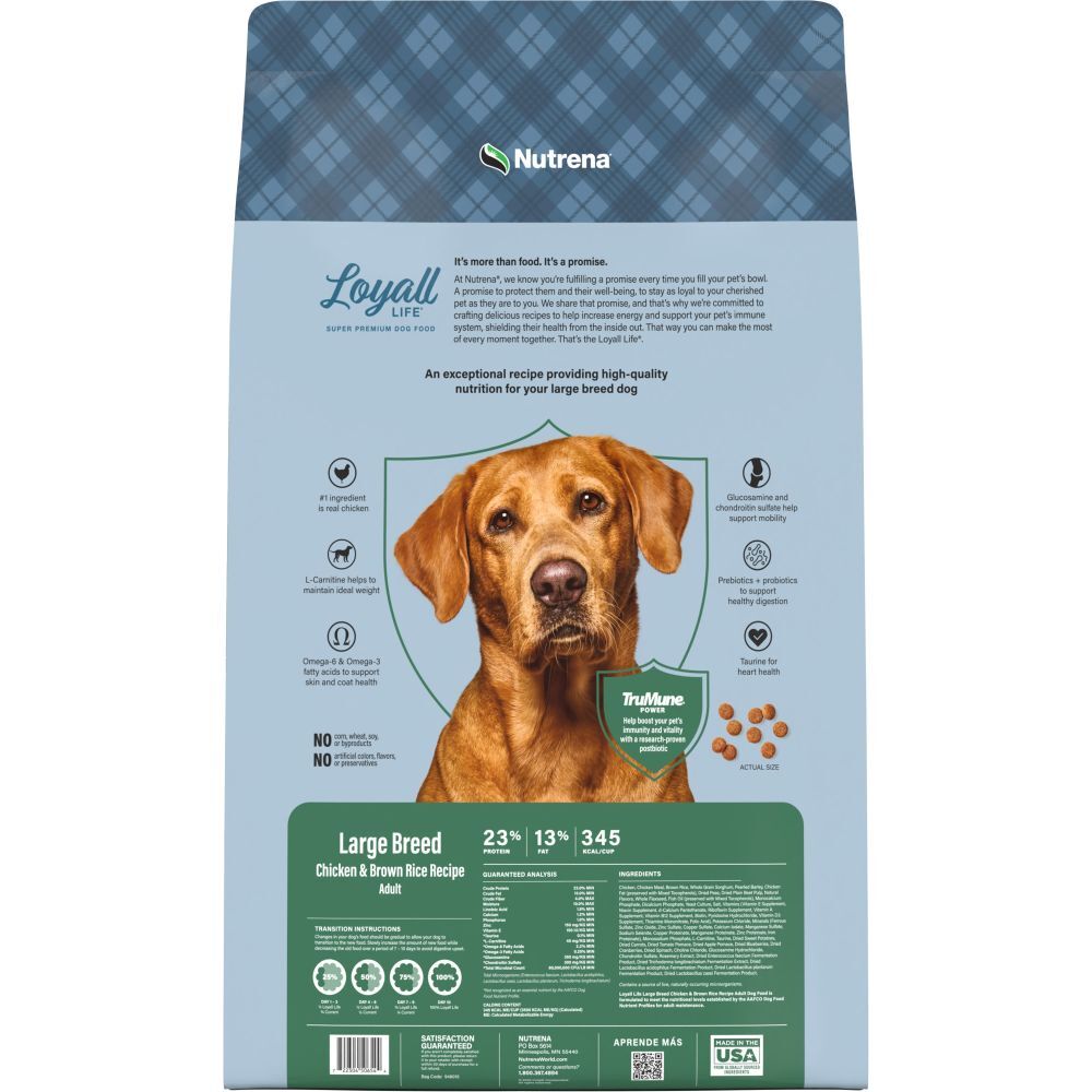 Loyall Life Large Breed Chicken & Brown Rice Recipe Adult Dog Food, 40-Lb