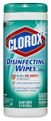 Clorox Disinfecting Wipes in Fresh Scent, 35-Ct Container